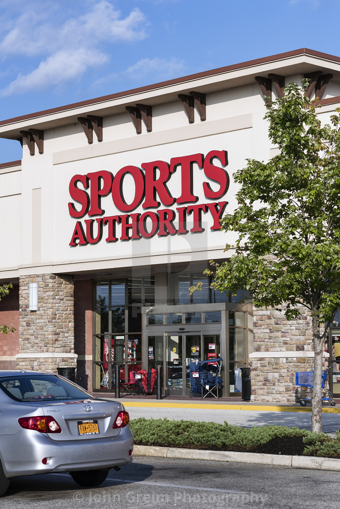 "Sports Authority store,." stock image