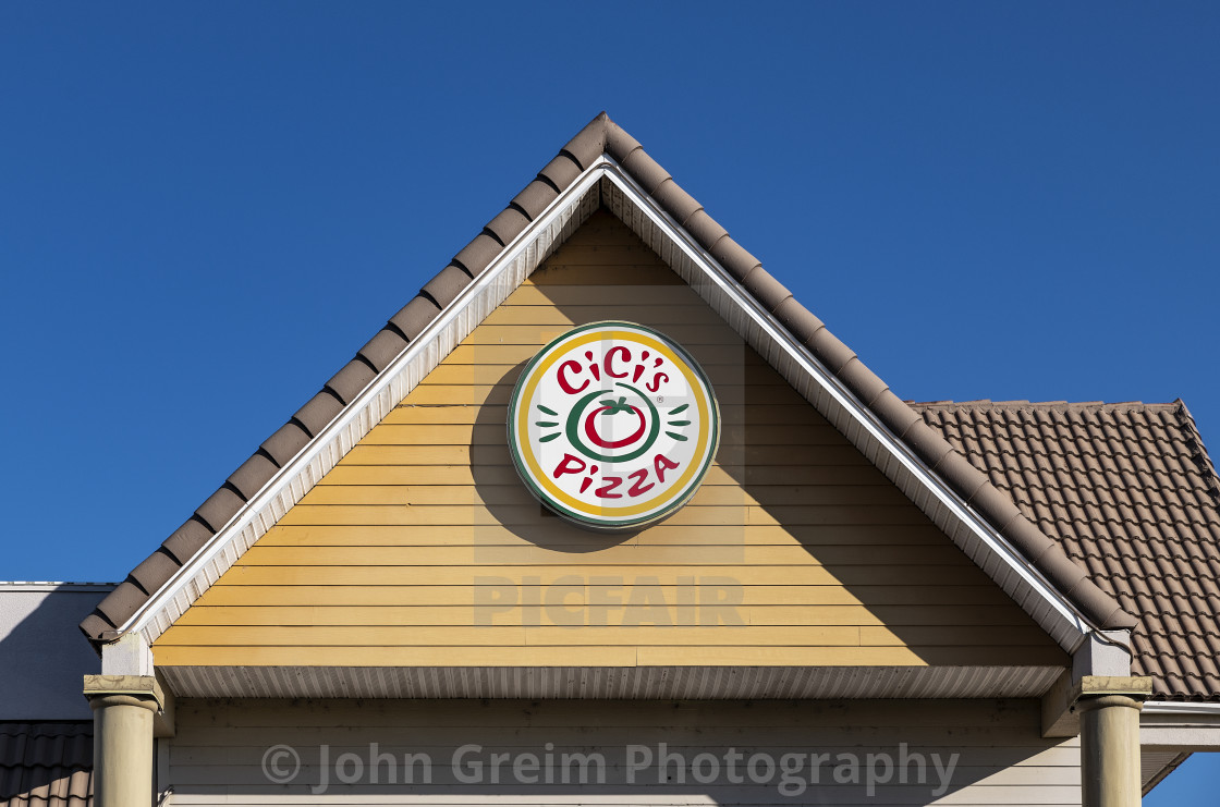 "Cici's Pizza restaurant, Kissimmee, Florida" stock image