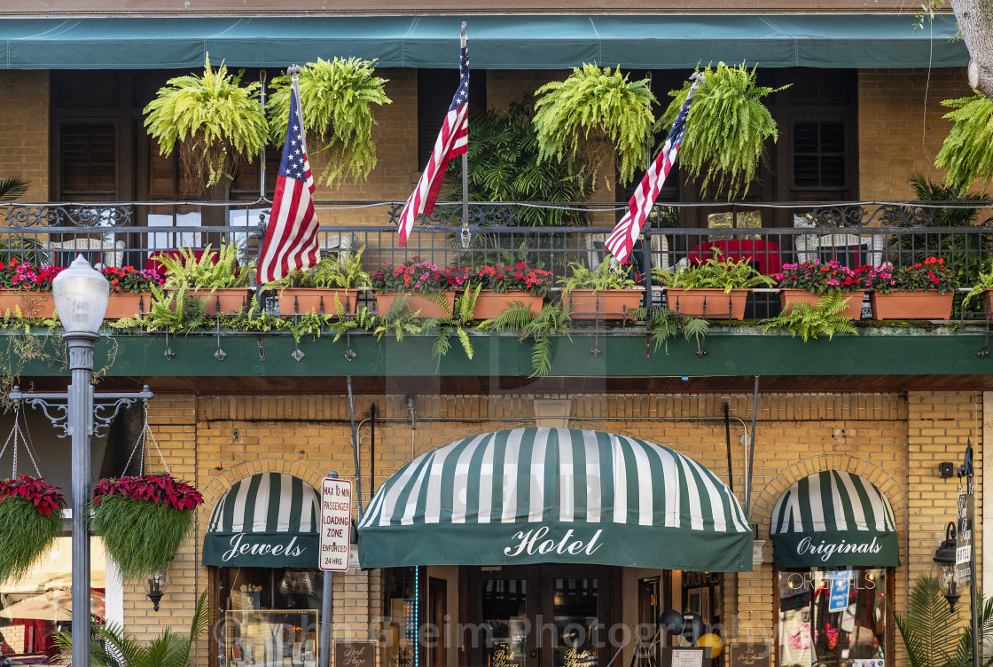 "Park Plaza Boutique Hotel, Winter Park, Florida" stock image