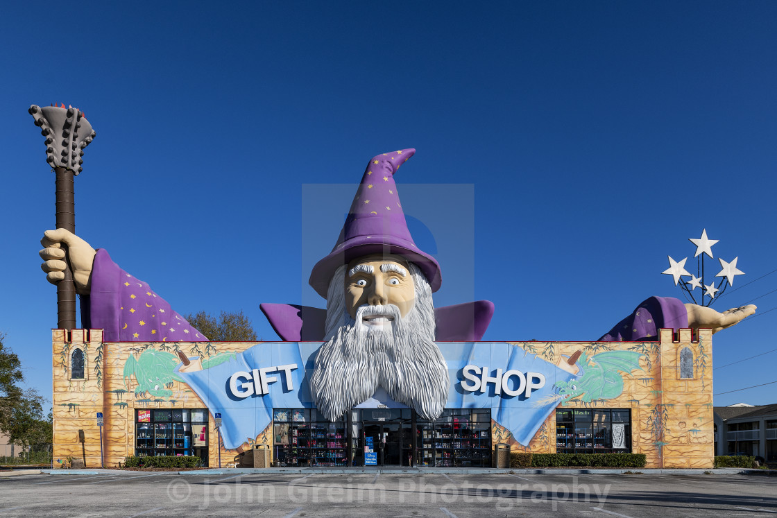 "Jungle Falls Gift Shop, Kissimmee, Florida," stock image