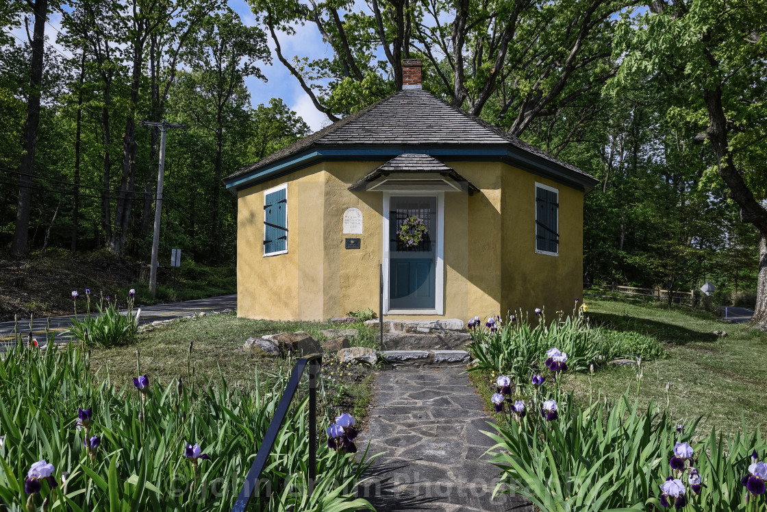 "Historic Diamond Rock Schoolhouse" stock image