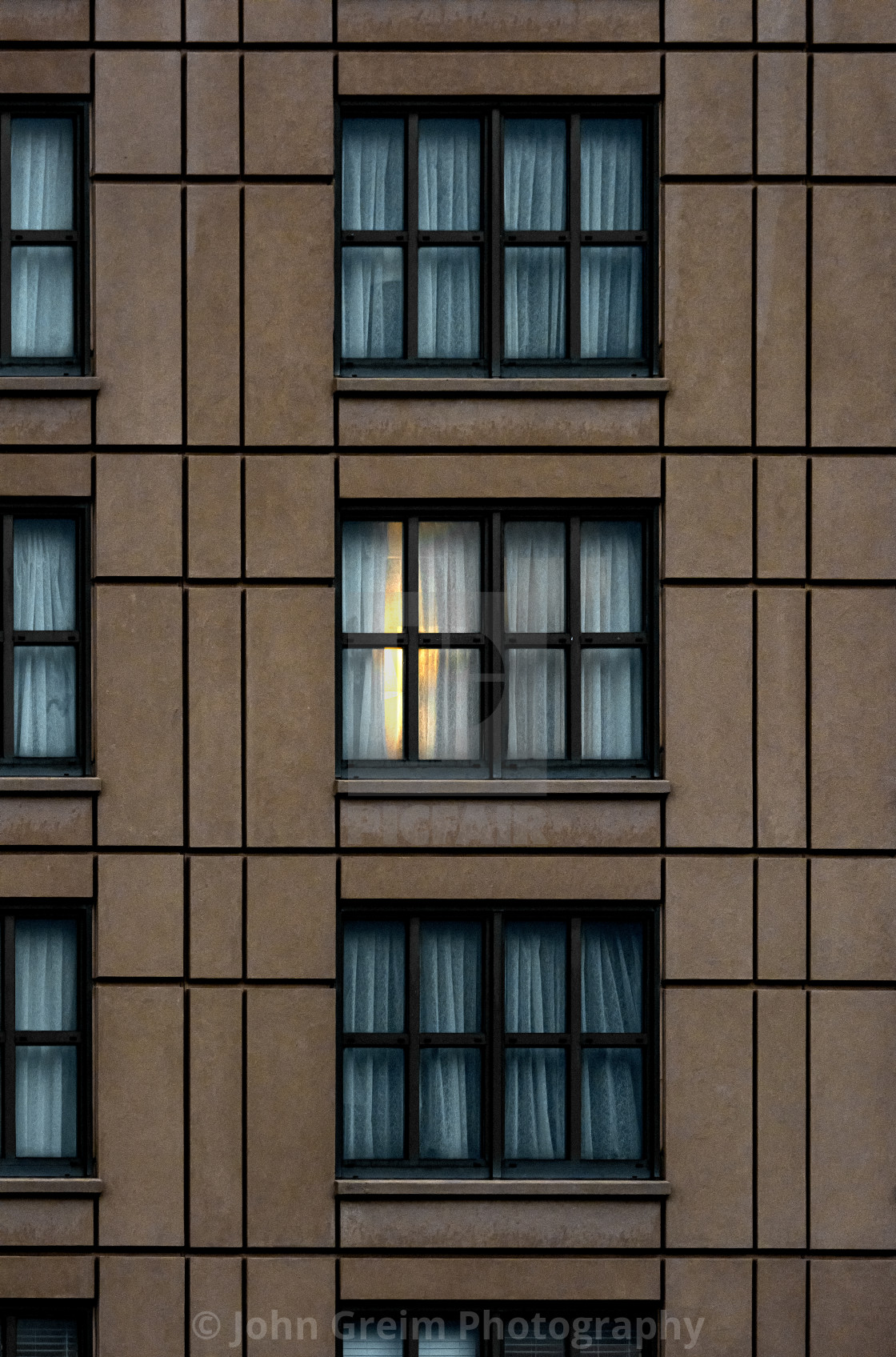 "Hotel with occupied room" stock image