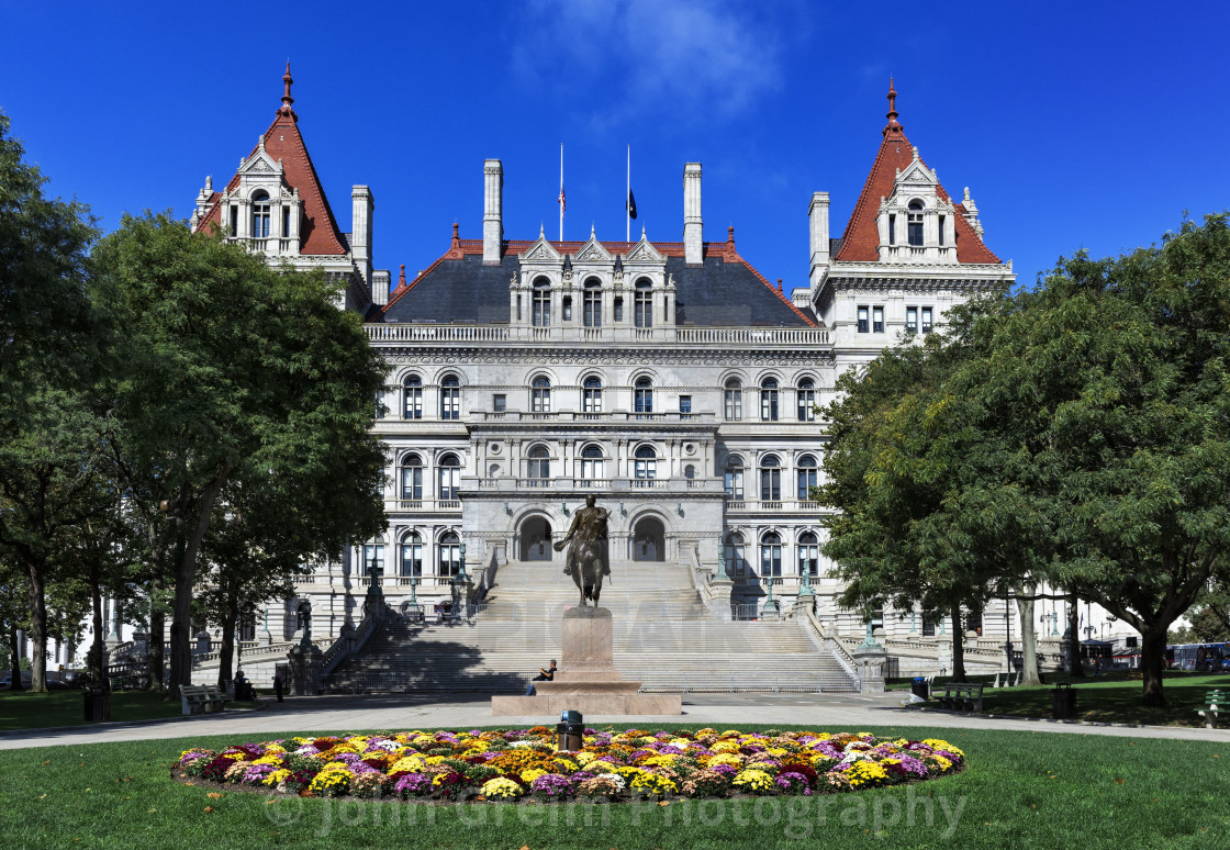 "New York State Capitol Building, Albany" stock image