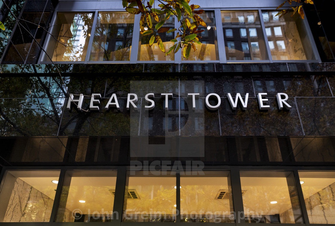 "Hearst Tower building home of Tuist Bank" stock image