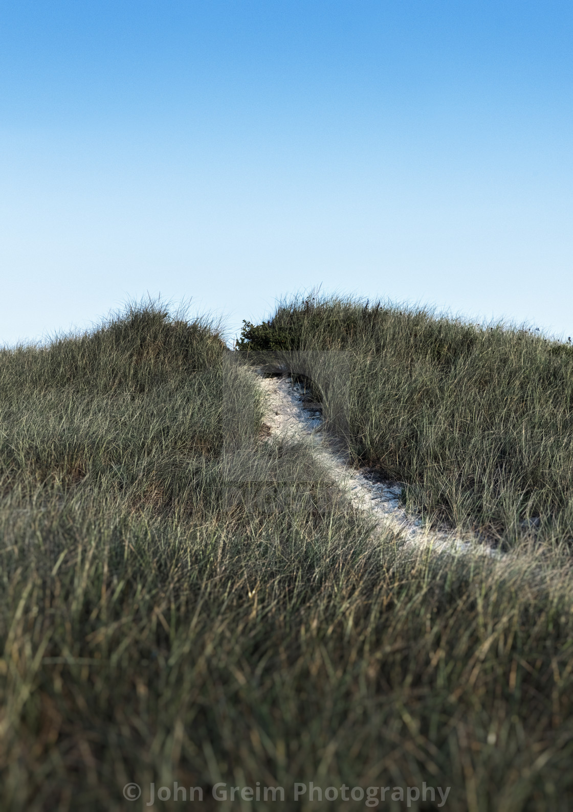 "Dune path to the beach" stock image