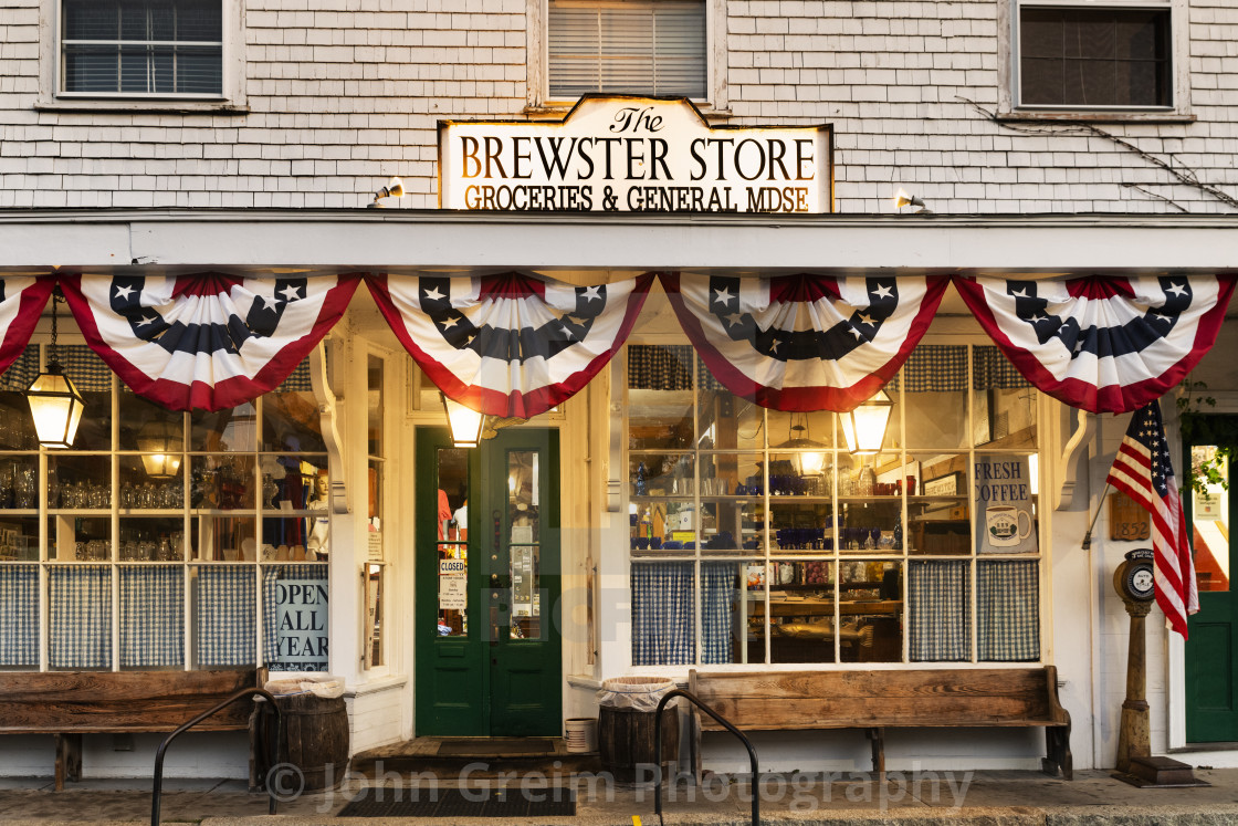 "The Brewster Store exterior" stock image