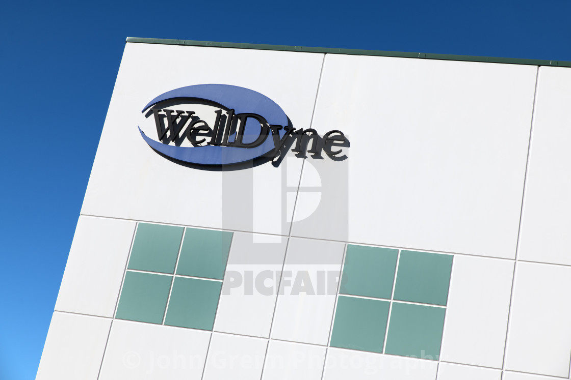 "WellDyne pharmacy distribution center." stock image