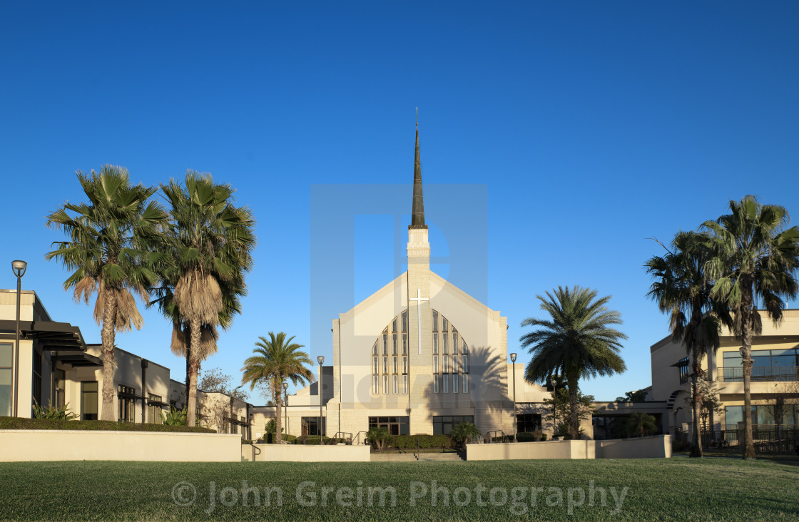 "First United Methodist Church of Lakeland" stock image