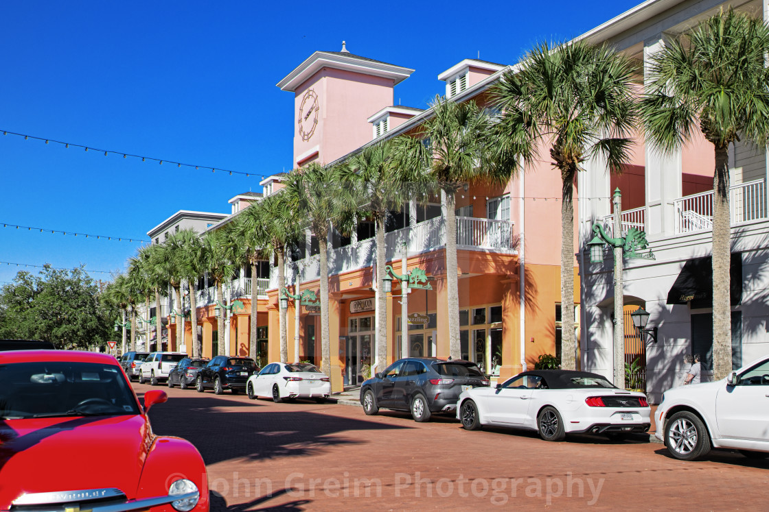 "Downtown Celebration Village" stock image