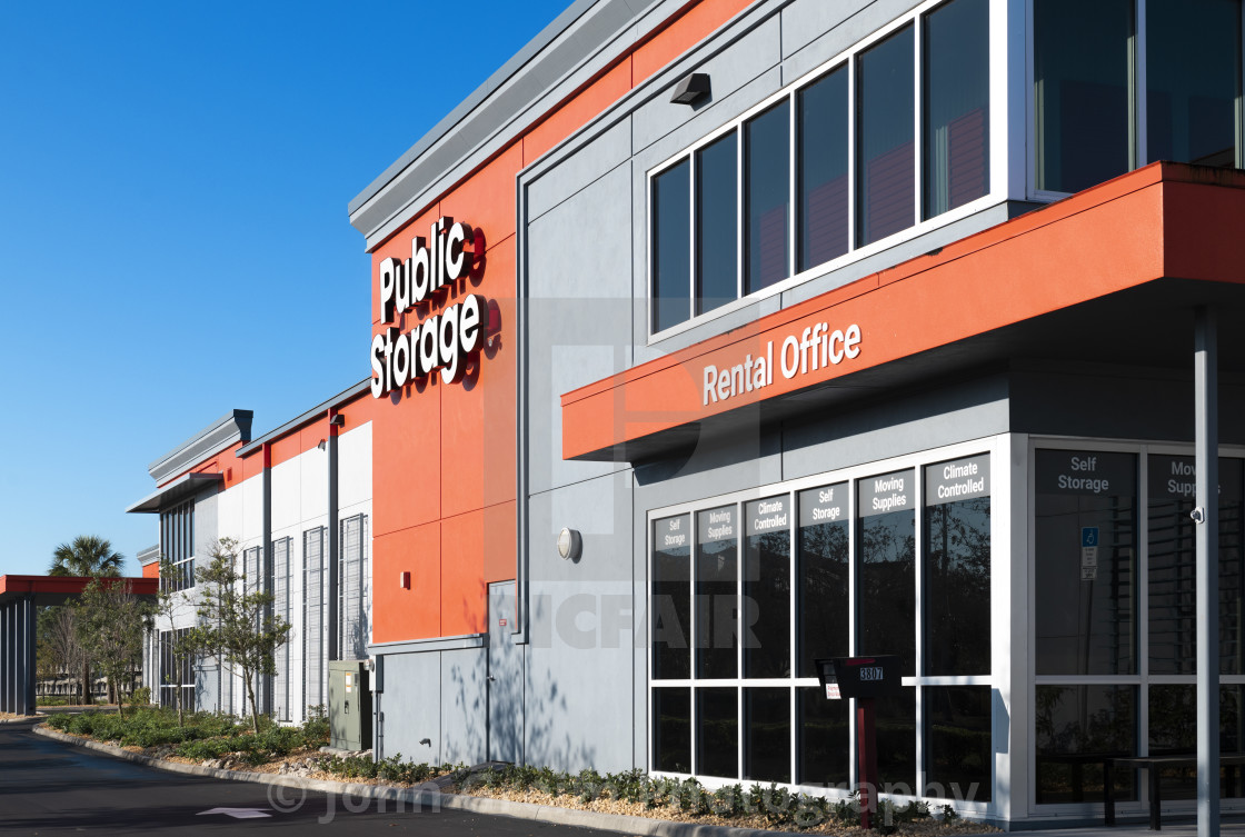 "Public Storage self storage facility" stock image