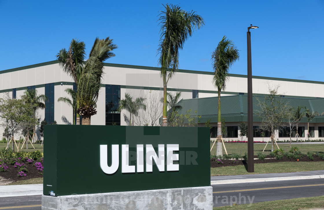 "New Uline warehouse facility in Florida" stock image