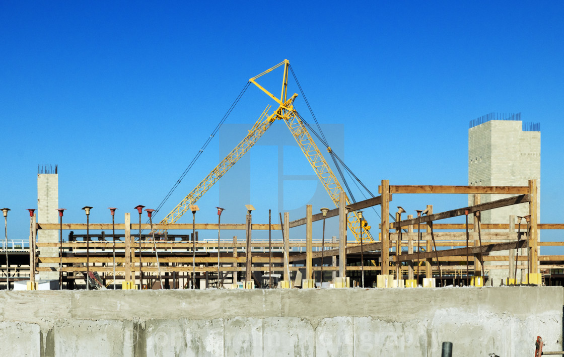 "Commercial building constrction" stock image