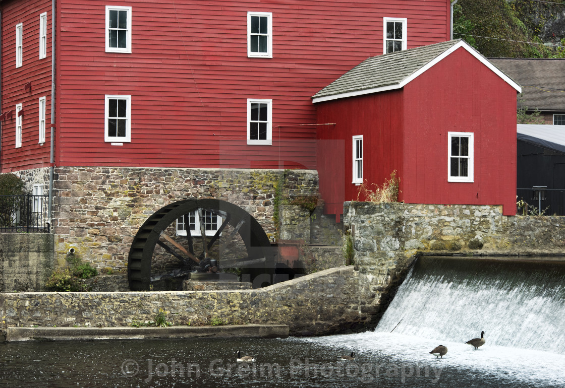 "Red Mill Museum Village" stock image