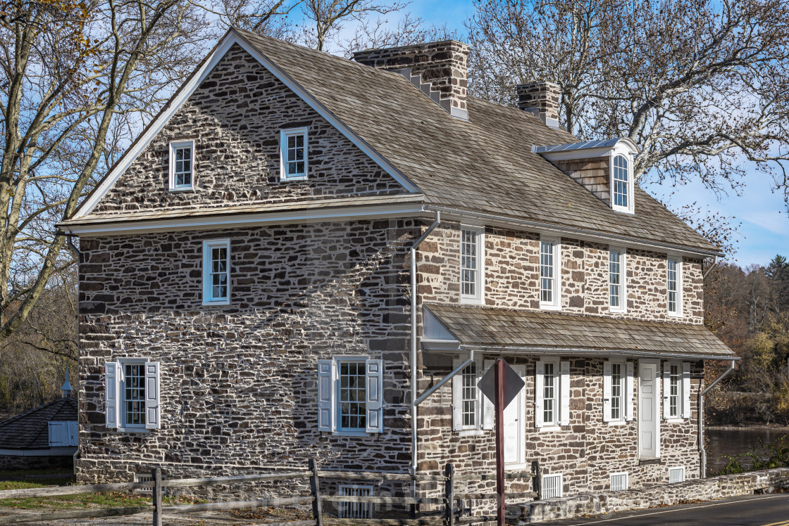 "McConkey’s Ferry Inn at Washington Crossing" stock image