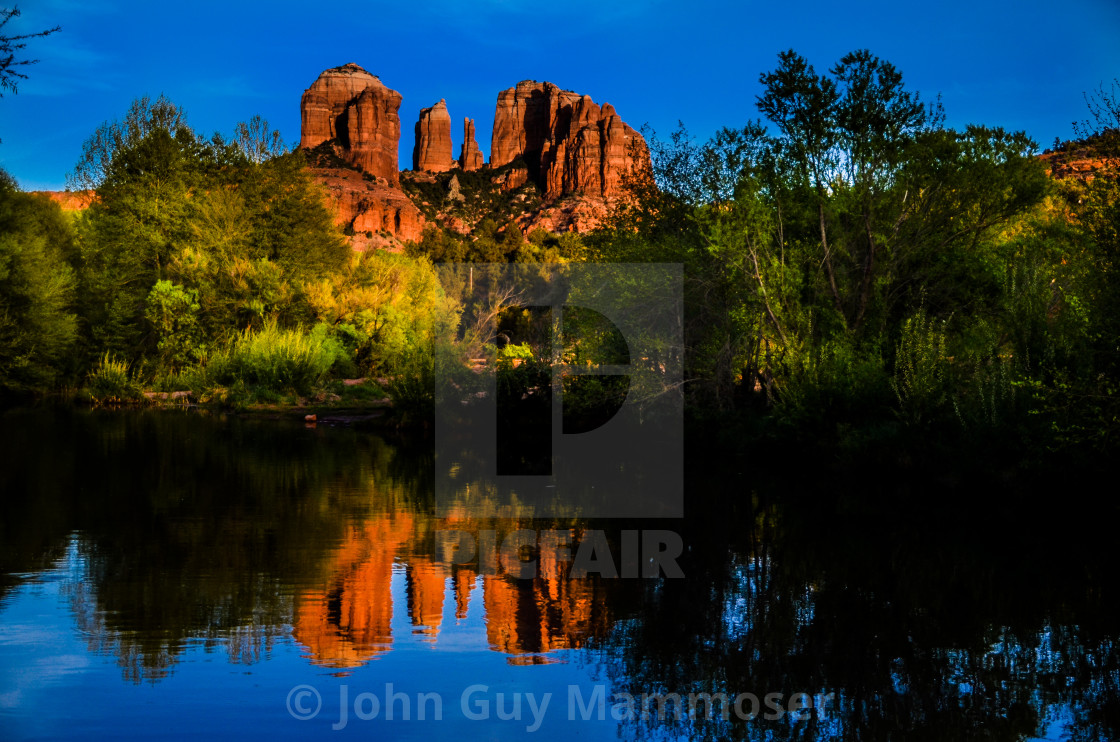 "CATHEDRAL ROCK, SEDONA ARIZONA" stock image