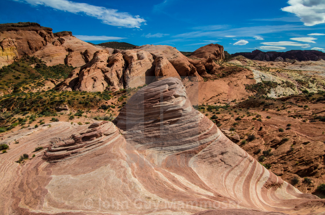 "VALLEY OF FIRE" stock image