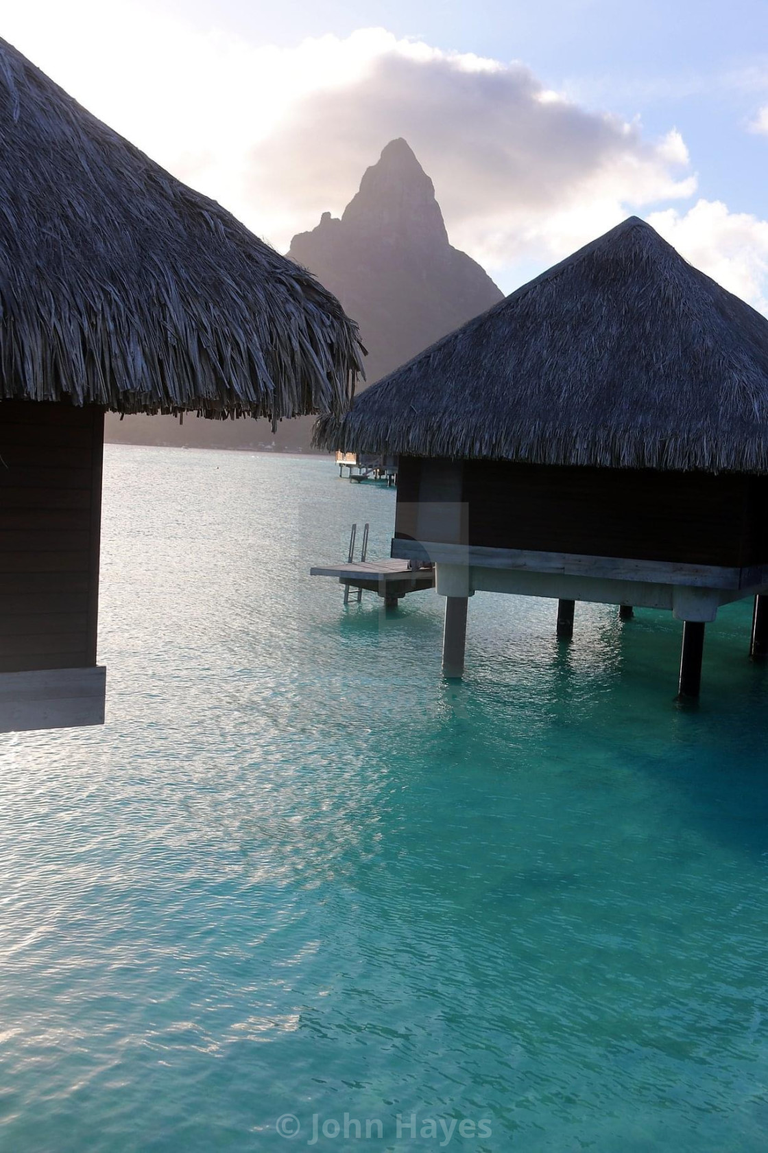 "Hotel intercontinental, Bora-Bora" stock image