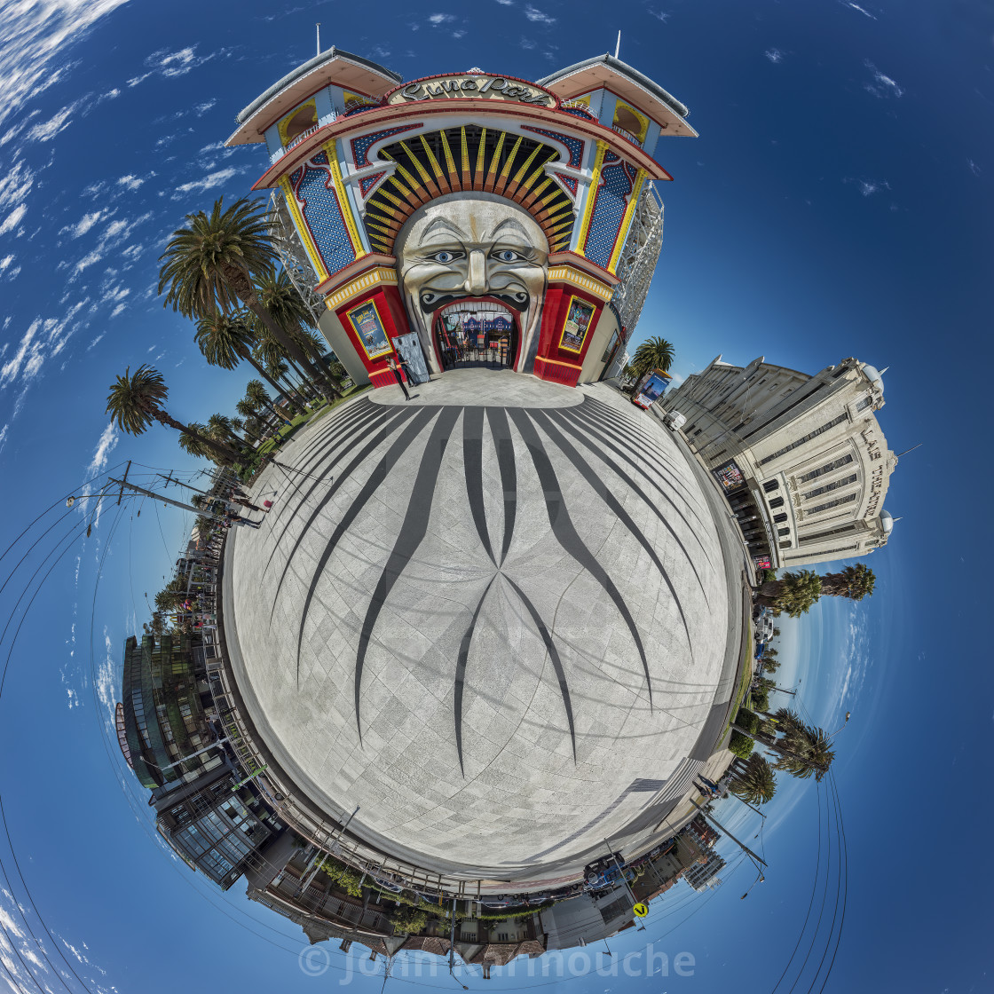 "Luna Park World" stock image