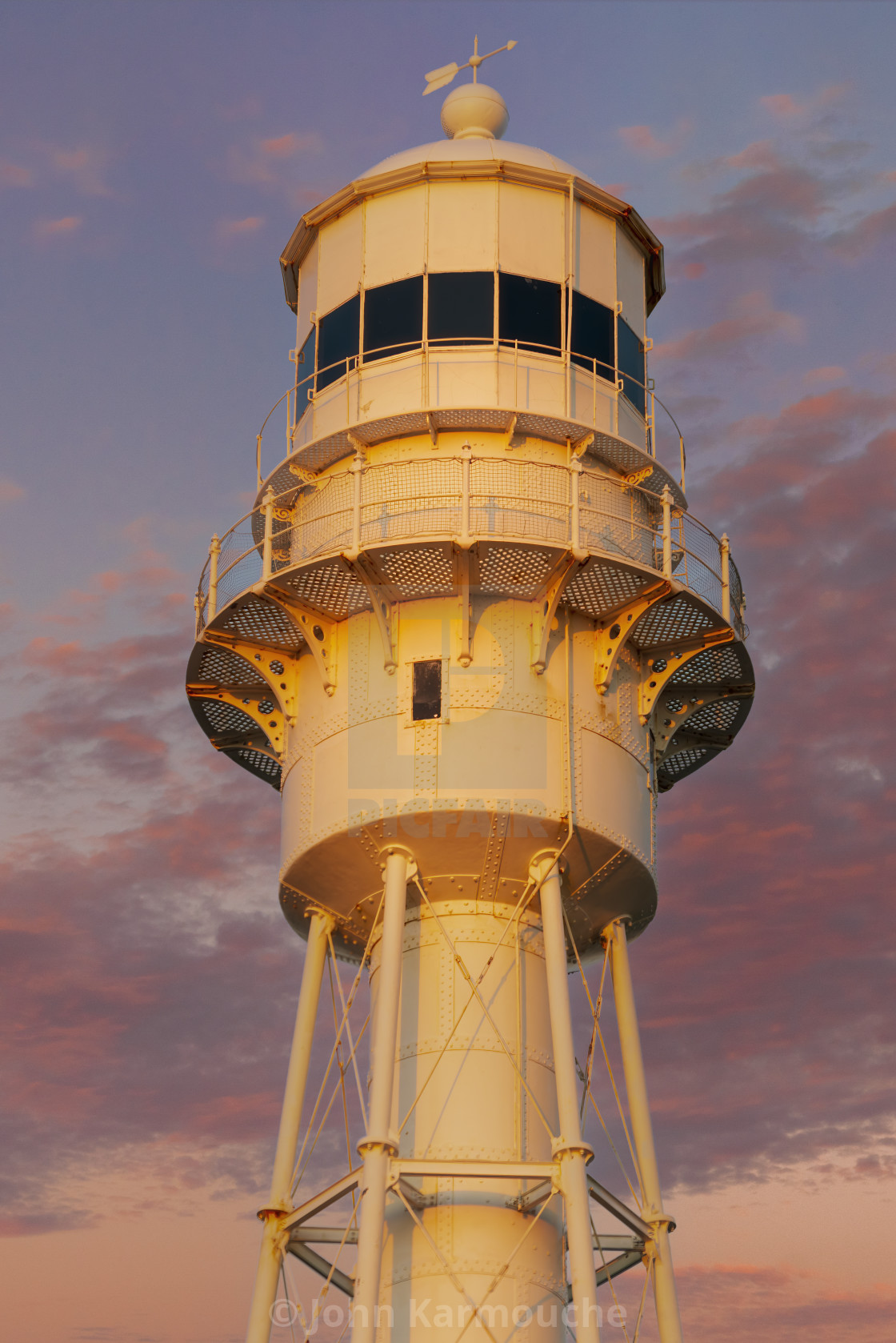 "Currie Lighthouse" stock image