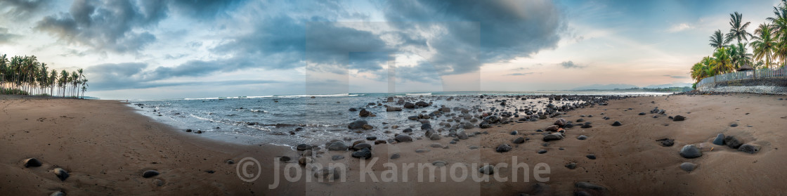 "Bali Beachfront Panorama" stock image