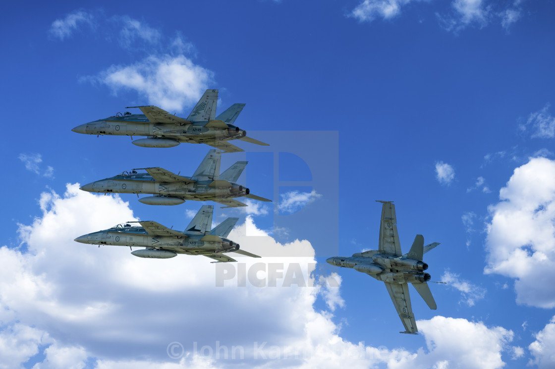 "Joining the Formation" stock image