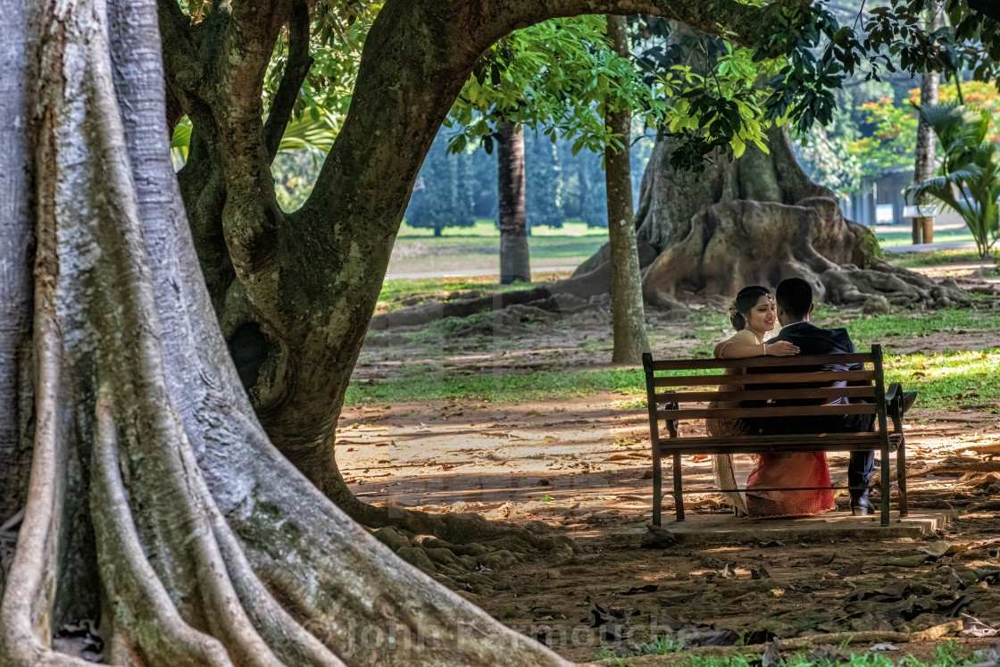 "SriLankan Wedding Couple" stock image