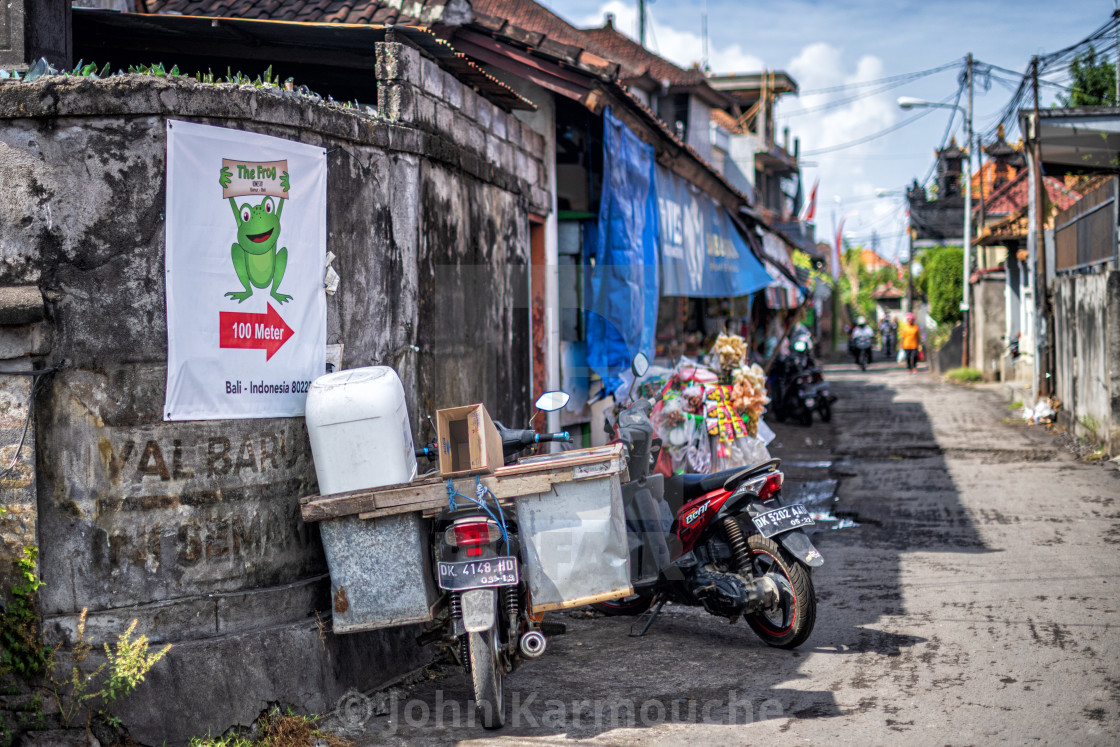 "Sanur Laneway" stock image