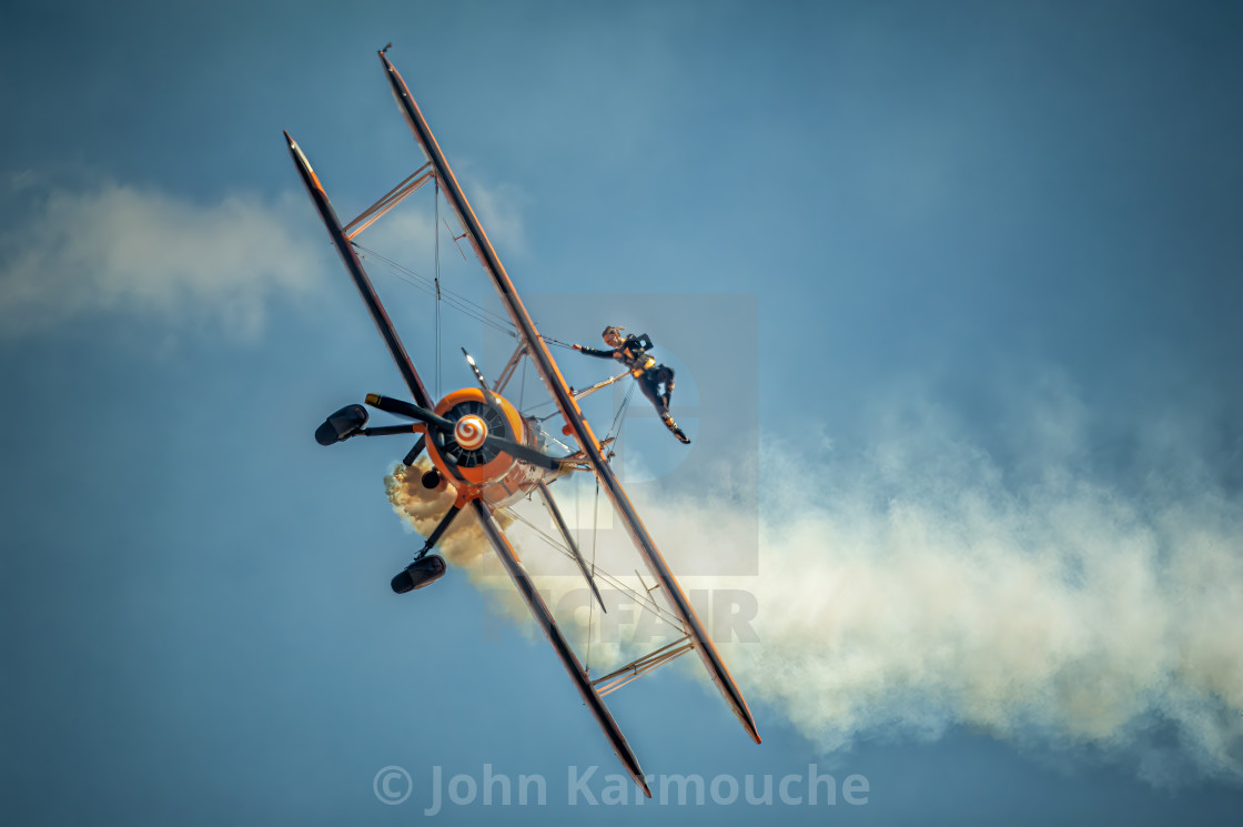 "Wing Walker" stock image