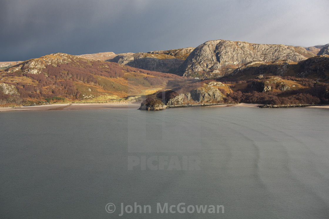 "Gruinard Bay, Scottish Highlands" stock image