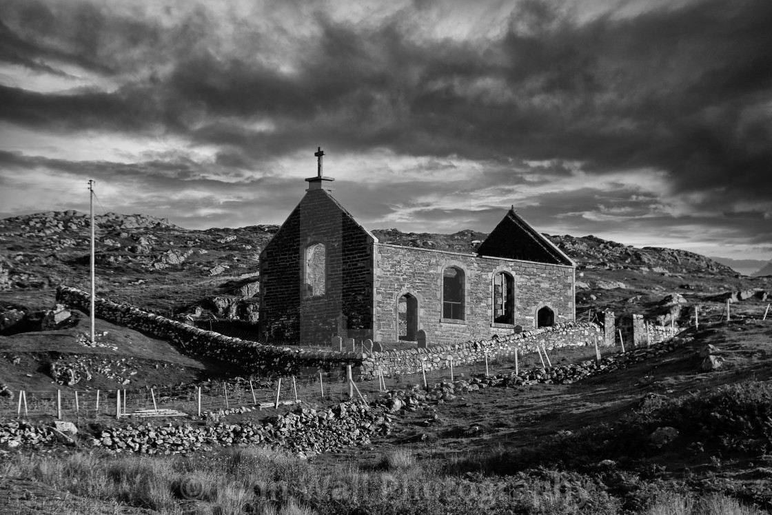 "Stoer Church" by John Wall Photography - $15.26 "Stoer Church" stock image