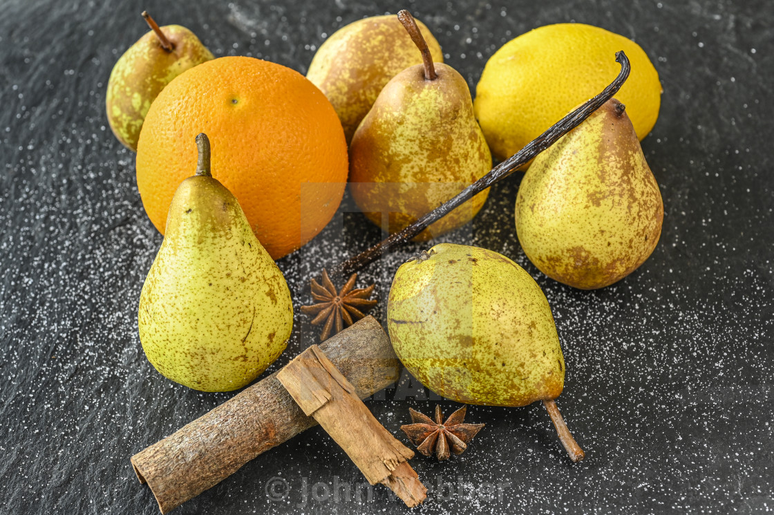 "Christmas Fruits" stock image