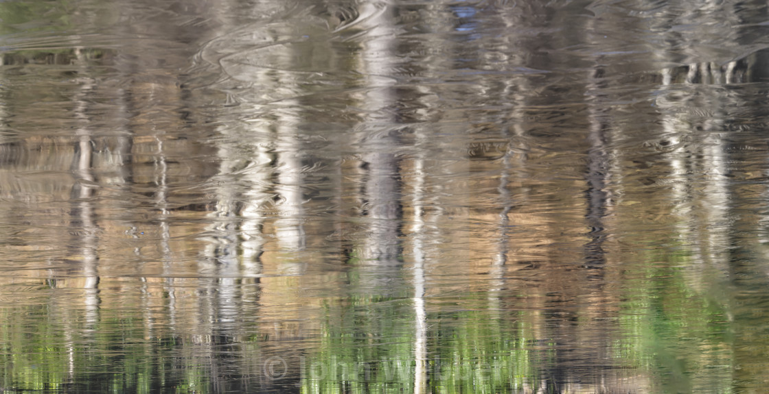 "Icy Reflections" stock image