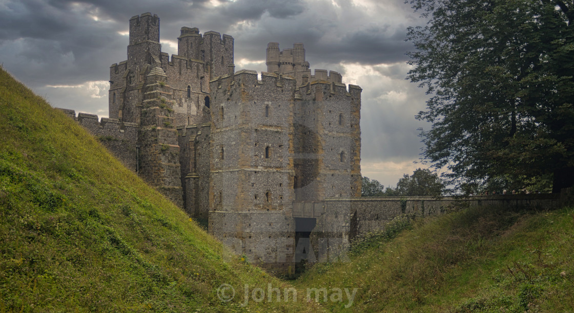 "Arundel castle" stock image