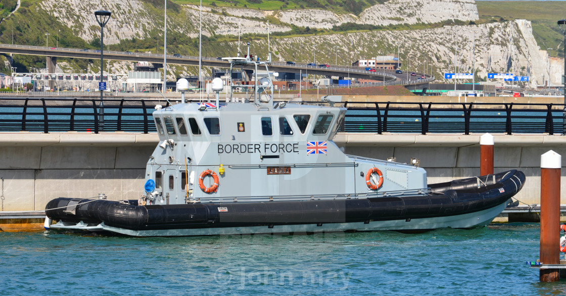 "Border force boat" stock image