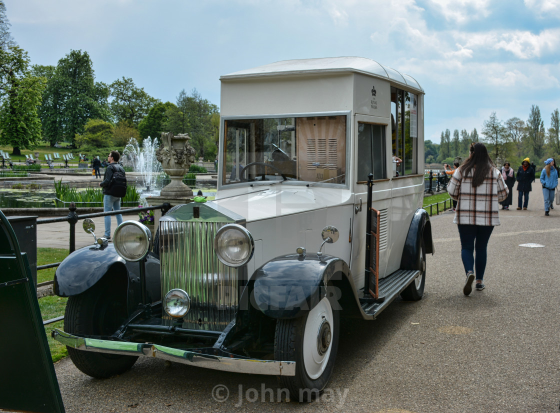 "Rolls Royce ice cream van" stock image