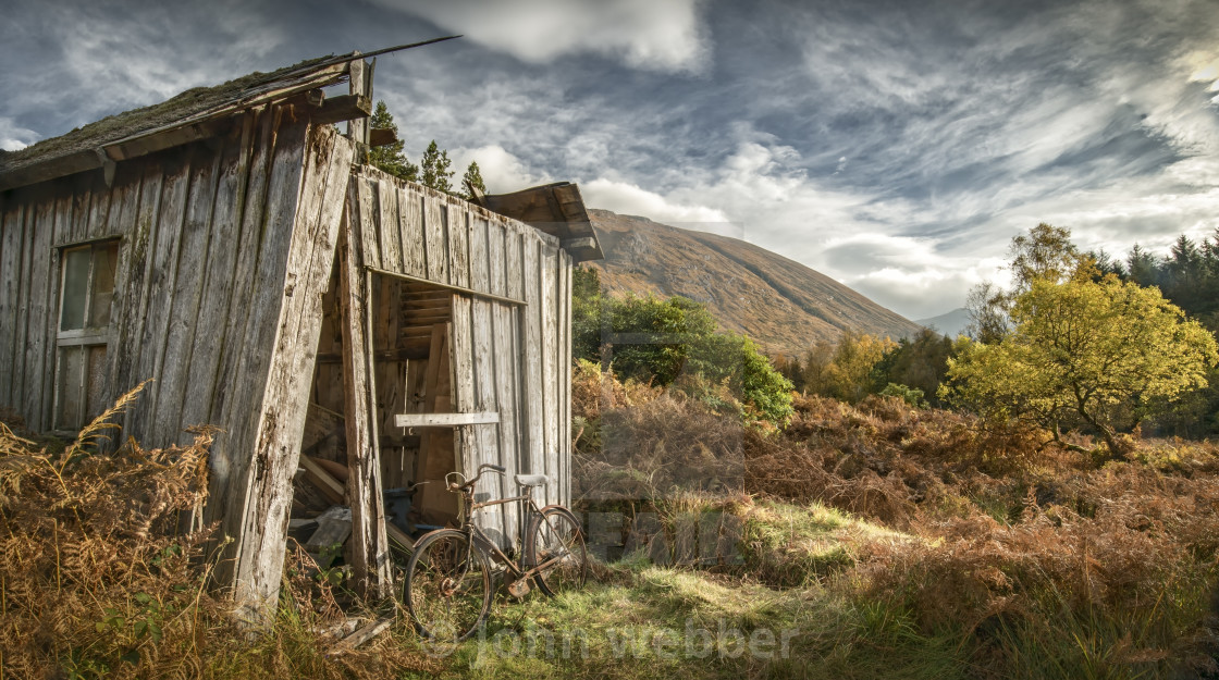 "Abandoned" by John webber - £22.00 "Abandoned" stock image