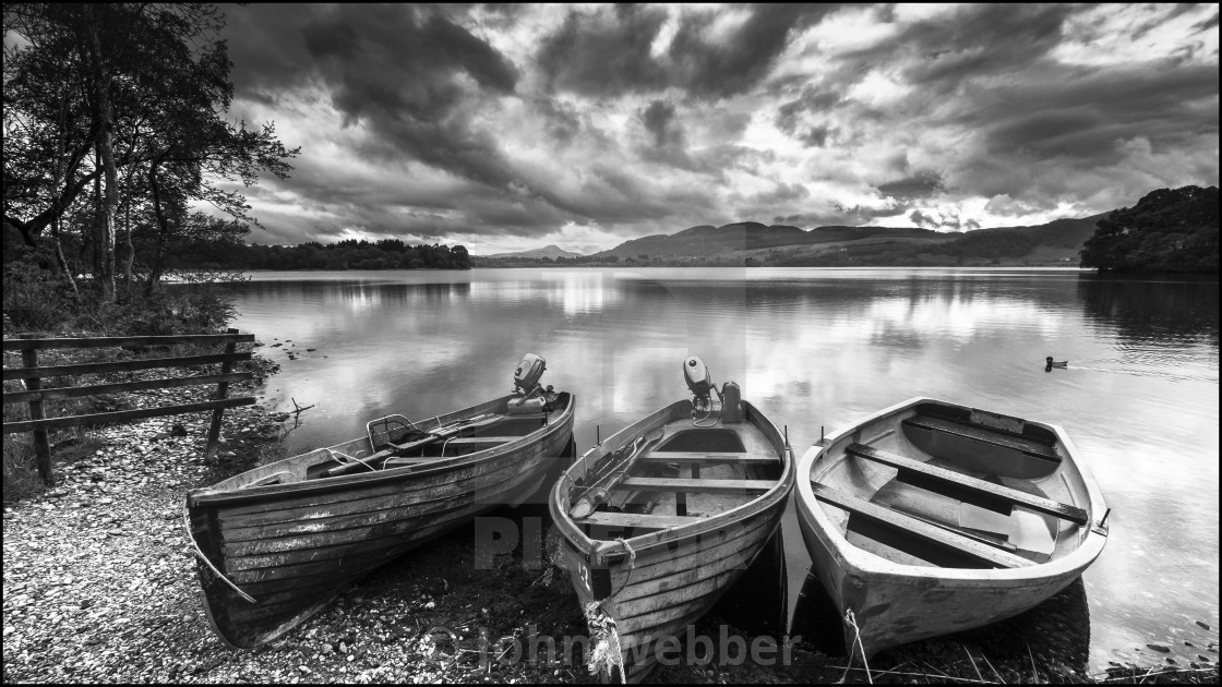"Lochend lakeside" by John webber - £12.00 "Lochend lakeside" stock image