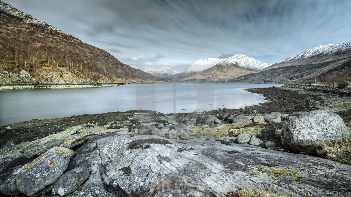 "Upper Loch Crenan" by John webber - £18.00 "Upper Loch Crenan" stock image