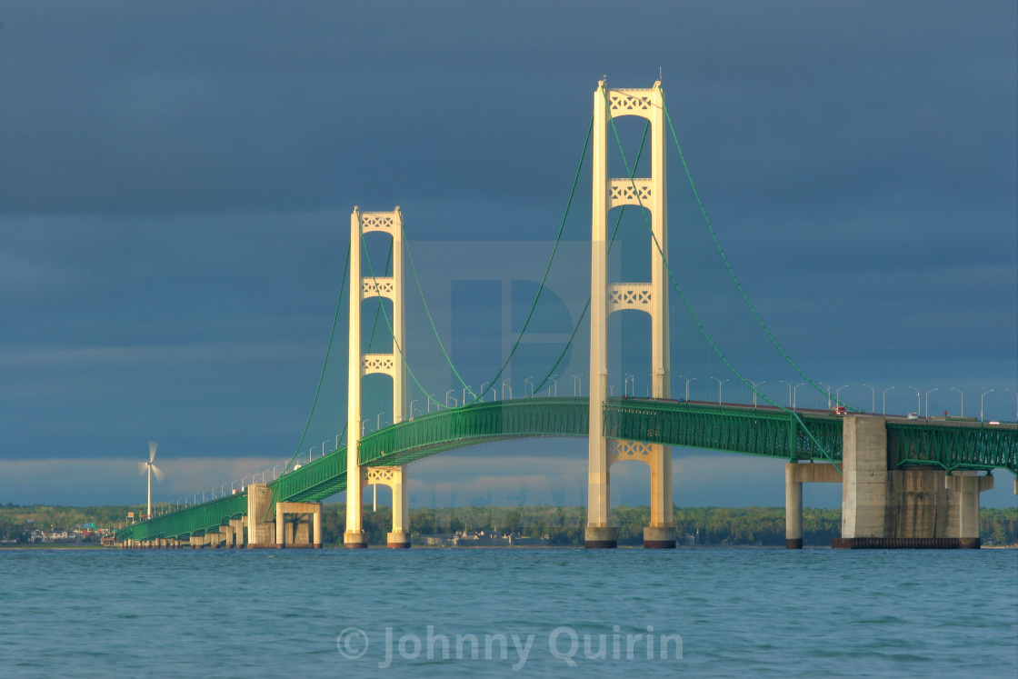 "Mackinac Bridge" stock image