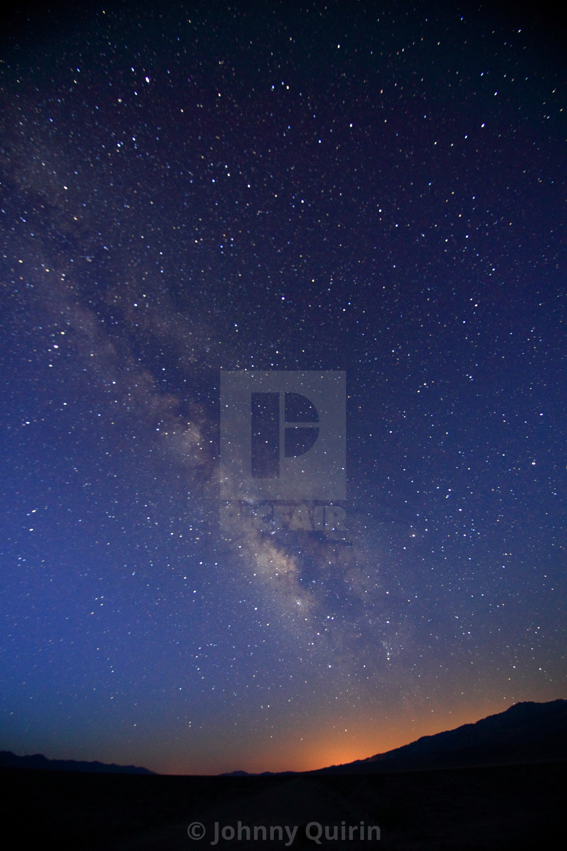 "Death Valley. Milky Way" stock image