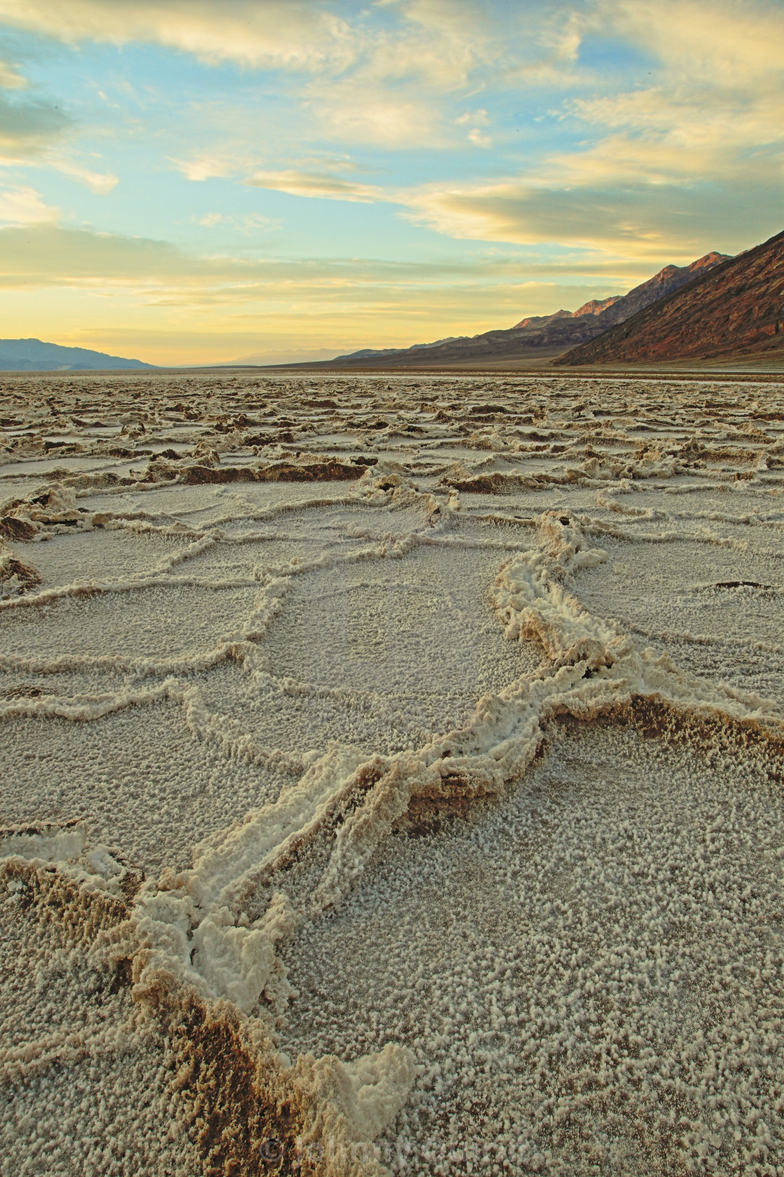 "Badwater, Death Valley" stock image