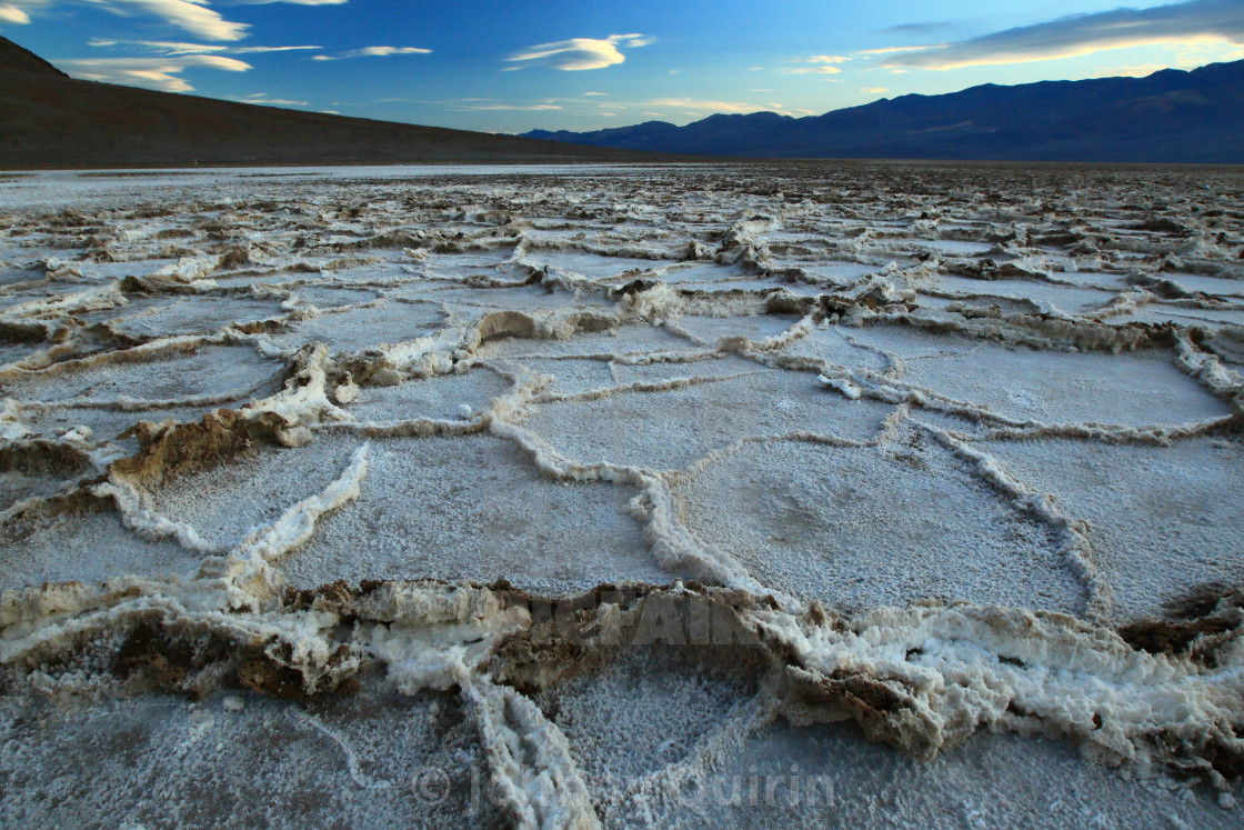 "Badwater, DeathValley" stock image