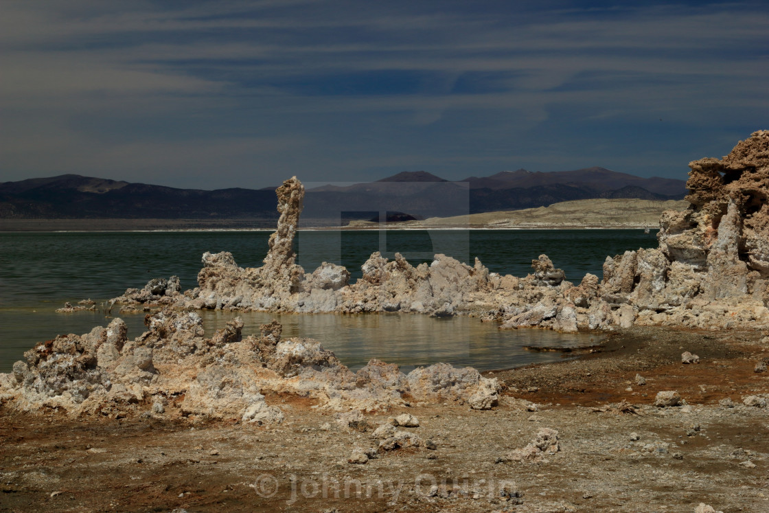 "Mono lake, California near Yosemite" stock image