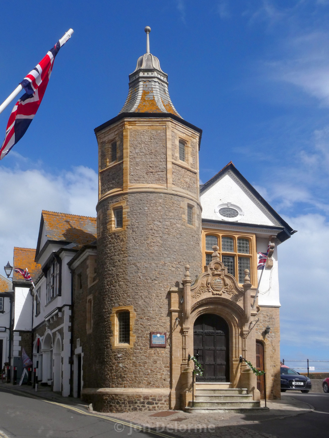 "Lyme Regis,The Guildhall. Dorset, UK" stock image