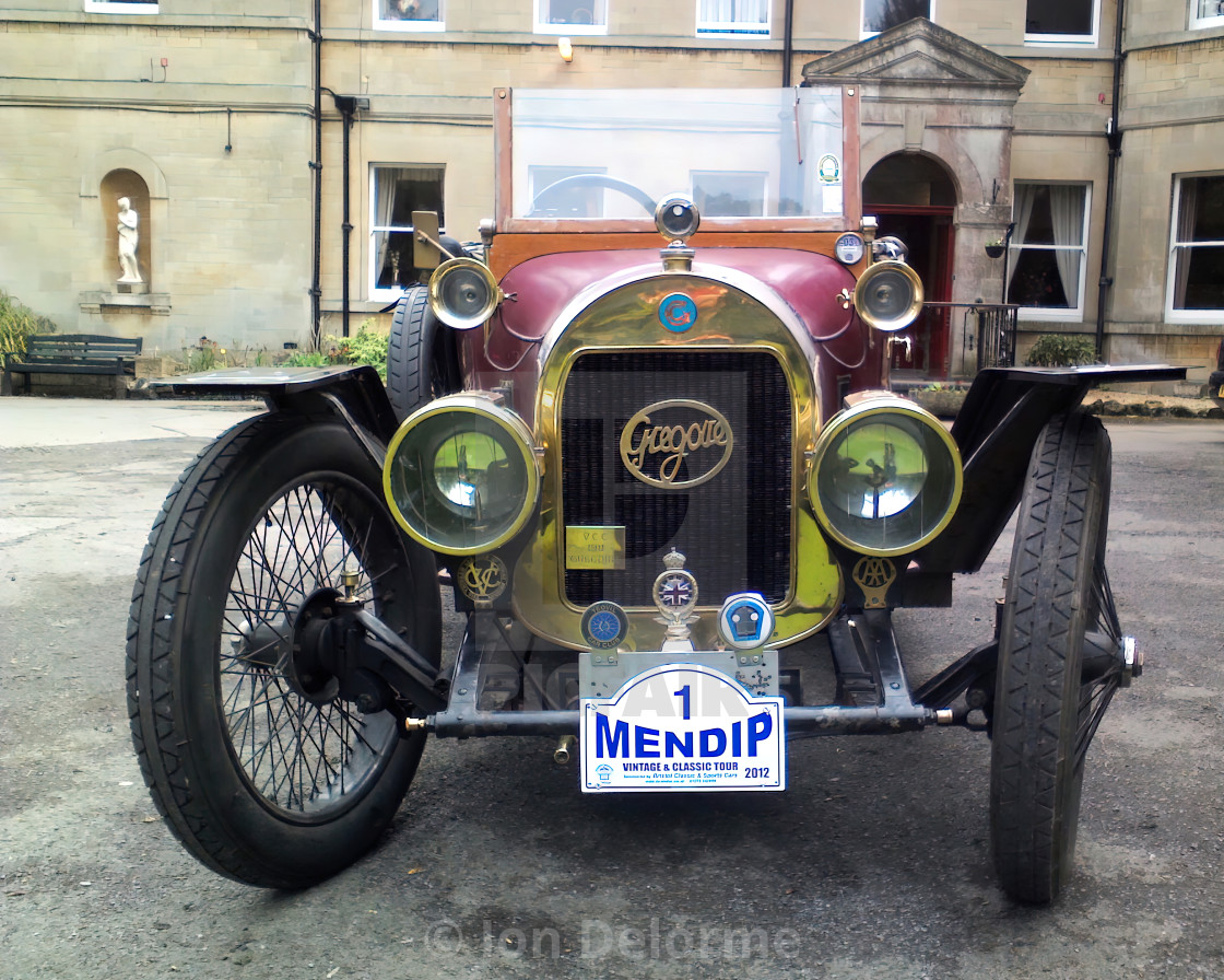 "Gregoire Phaeton, Veteran French Car" stock image