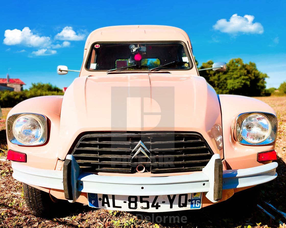 "Citroen Dyane, Vintage French Car." stock image