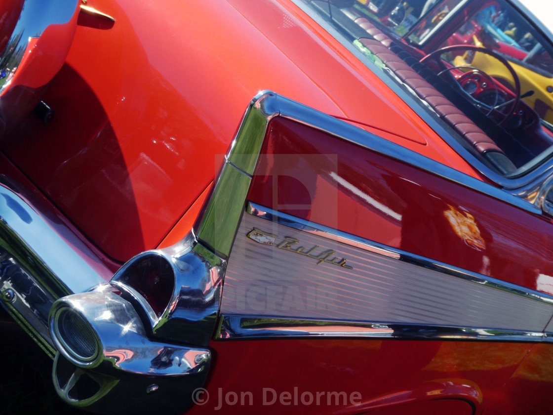 "Chevrolet Belair, 1957" stock image