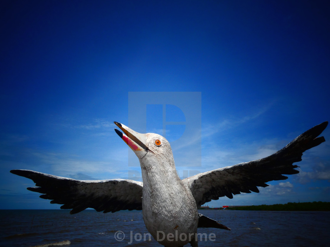 "Giant Seagull, Bangpu Nature Education Centre, Thailand" stock image