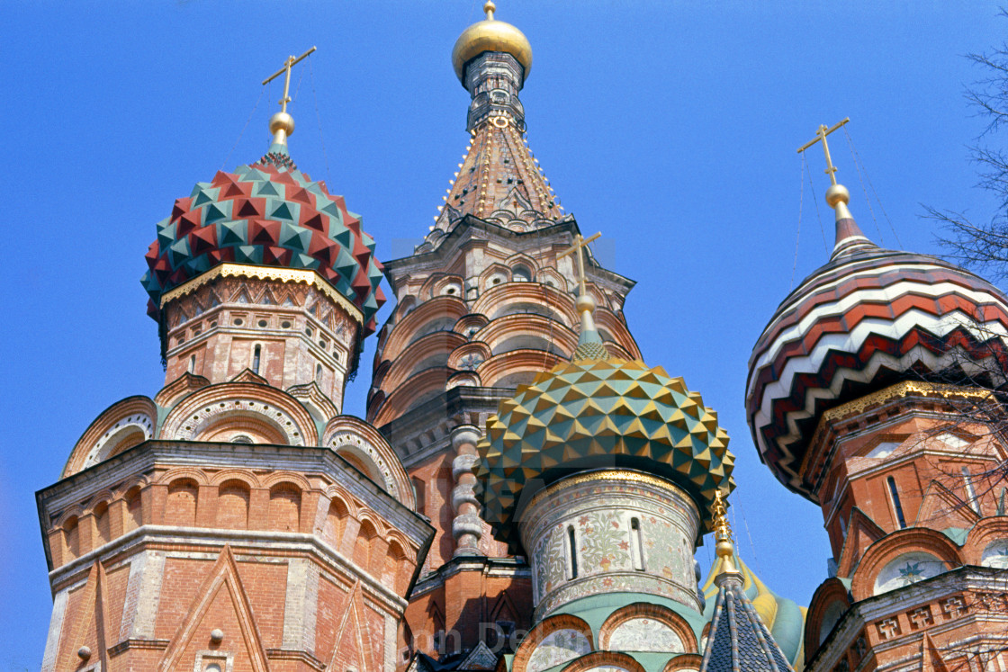 "St Basils Cathedral, Red Square, Moscow" stock image