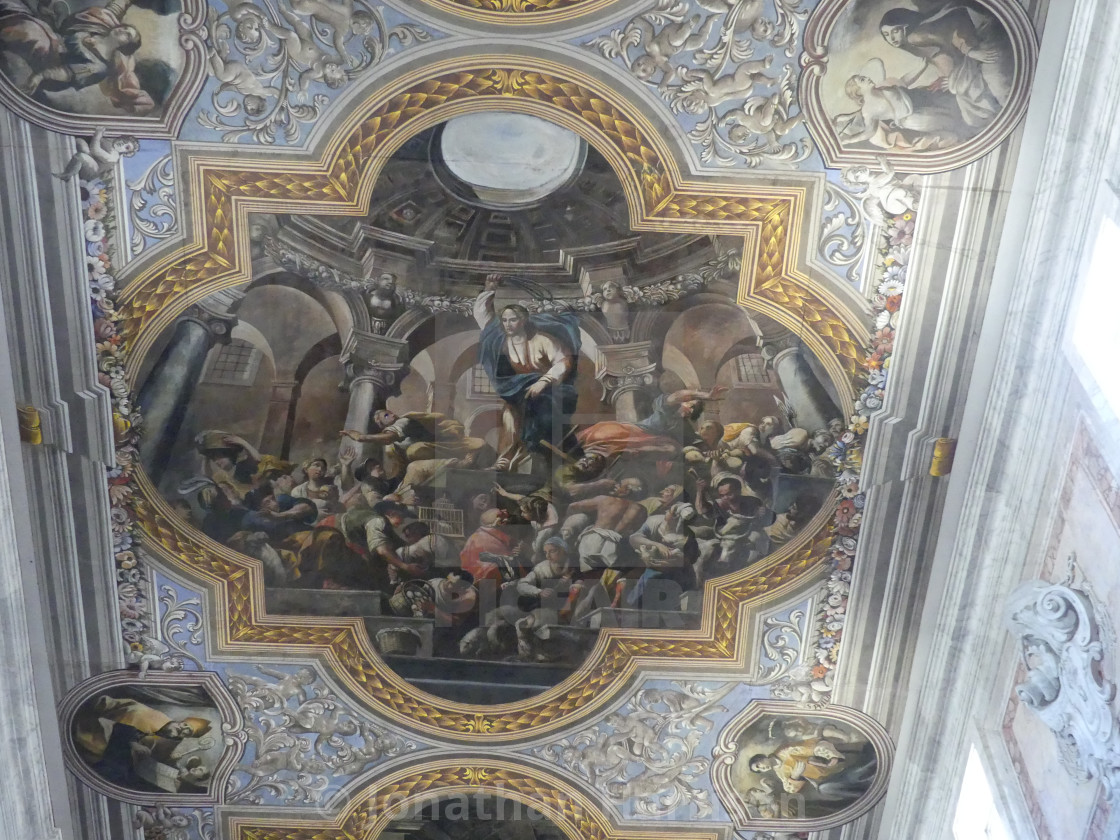 "Ceiling Painting in Gothic Cathedral, Ostuni, Puglia" by Jonathan Harrison - $12.44 "Ceiling Painting in Gothic Cathedral, Ostuni, Puglia" stock image
